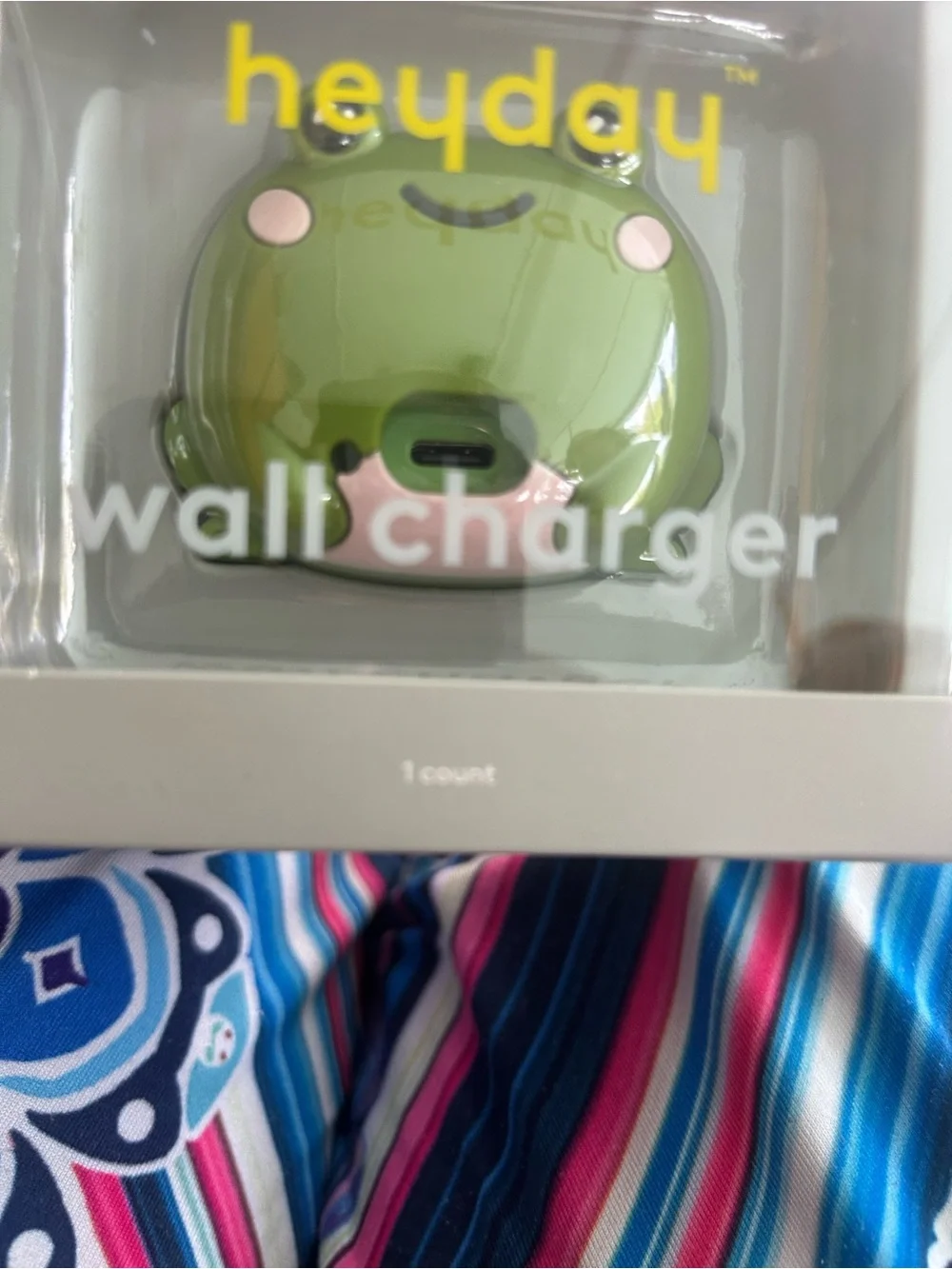 heyday Green Frog USB Wall Charger